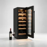 C-85L Single Temperature Zone Built-in Wine Fridge Low Noise Compressor Wine Cooler
