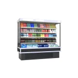 Commercial Open Fresh Meat Display Chiller Air Cooling Refrigerated Showcase for Supermarket Butcher Shop