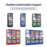Commercial Single Glass Door Beverage Cooler, Vertical Drink Display Refrigerator for Convenience Store
