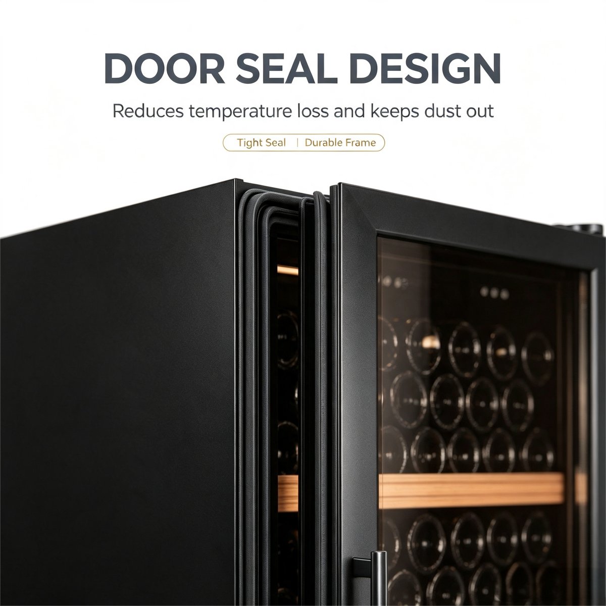 C-Direct Cooling Wine Cooler 455L Wide Temperature Range 5 To 20 Degrees For Villa