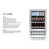 L- Custom Voltage Wine Fridge 110V/220V Single Glass Door Wine Cooler for Export Hotel Projects