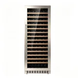 G-Commercial Extra Big Wine Cooler With Pull Out Beech Wood Shelves