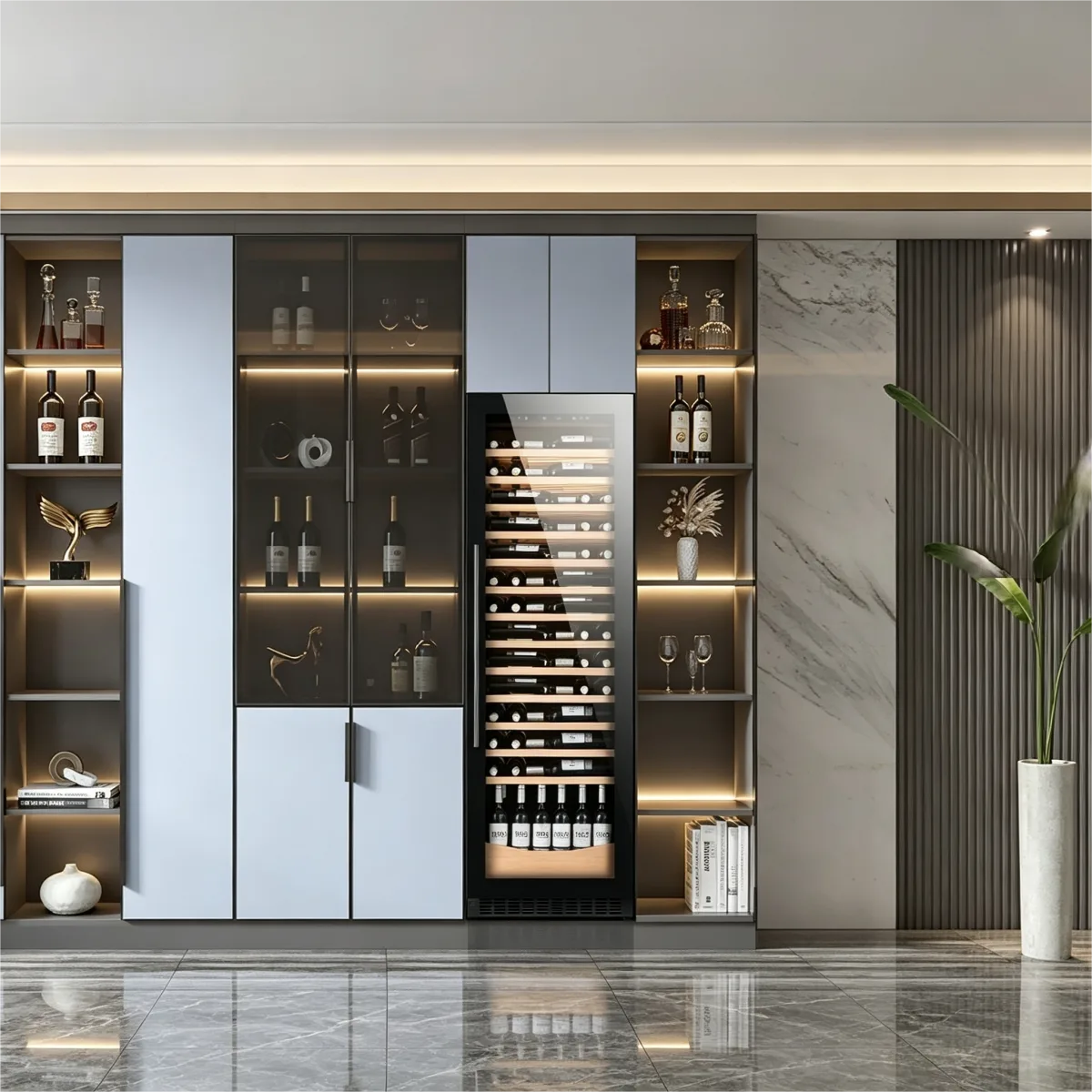 G-Bottom Ventilation JC-318A Wine Display Refrigerator