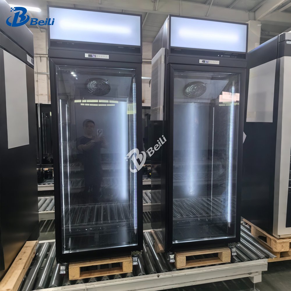 Supermarket Display Fridge Single Door Refrigerator Fridge for Drinks