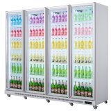 2 3 4 Glass Door Luxury Standing Fridge for Shope Monster Cool Drink Soda Cooler
