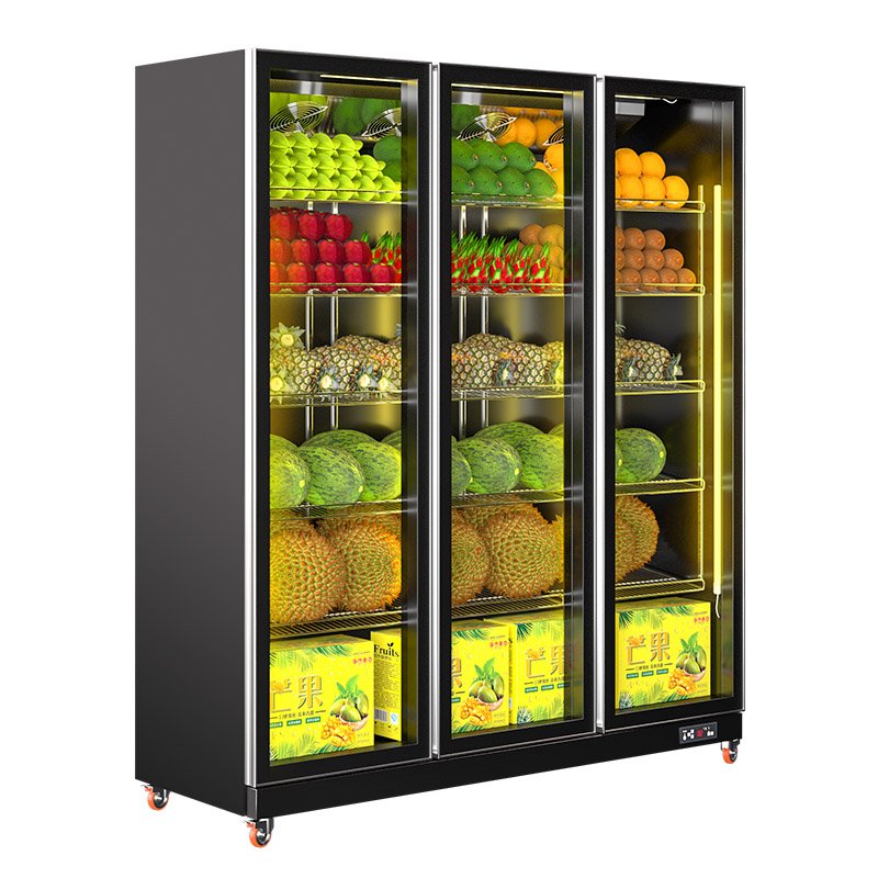 Beer bar Chiller Black Glass Door Refrigerator Used Visi Cooler