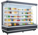 L- Stainless Steel Open Wall Air Chiller for Grocery Fresh Food Display