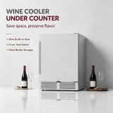 C-145L Single Door Vertical Built-in Wine Refrigerator 2-10℃ Storage