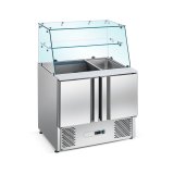 High Quality Sustainable Use Restaurant Equipment Topping Piza Salad bar Display Counter Commercial Undercounter Refrigerator