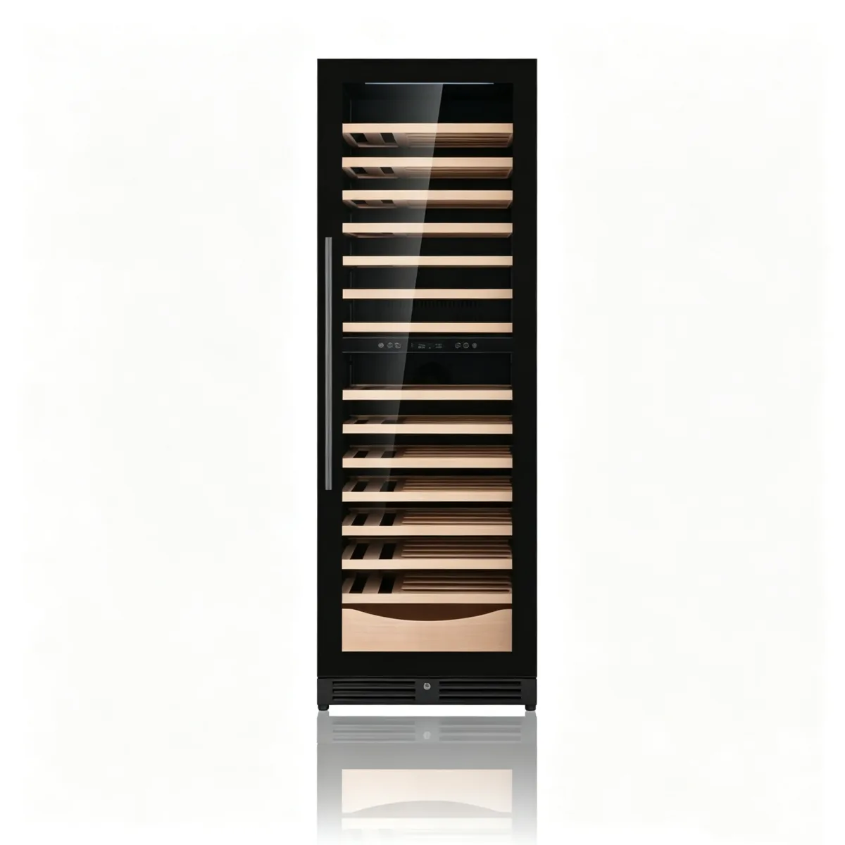 L-Luxury Narrow Wine Cabinet Digital Control UV-Free LED Commercial Wine Display Refrigerator