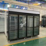 Commercial Beverage Display Vertical Cooler Glass Door Chiller