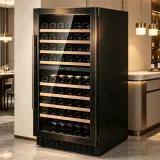 G-Reversible Door Wine Cabinet Temperature Memory Door Open Alarm