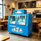 G-Energy Saving Double Door Ice Storage Cabinet for Hotel Bar Catering