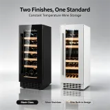 C-58L Vertical Built-in Wine Refrigerator Single Zone Constant Temp Wine Cooler