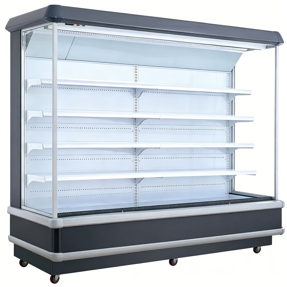 L- Stainless Steel Open Wall Air Chiller for Grocery Fresh Food Display