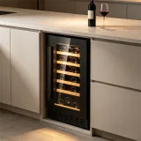 C-85L Single Temperature Zone Built-in Wine Fridge Low Noise Compressor Wine Cooler