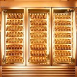G-Bottom Mount Compressor Triple Door Wine Cooler Cabinet