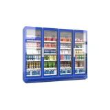 Customizable Surface Color Vertical Beverage Cooler Digital Thermostat Commercial Drink Storage Fridge