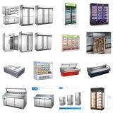 Commercial 4-Door Kimchi Refrigerator 201/304 Stainless Steel Restaurant Kitchen Fridge Vertical Deep Refrigeration Equipment