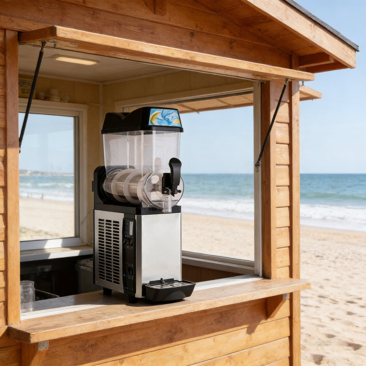 Custom Commercial Slush Machine Single Tank Multi Function Frozen Slushie Equipment