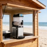 Custom Commercial Slush Machine Single Tank Multi Function Frozen Slushie Equipment