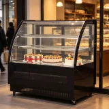 Supermarket Deli Pastry Display Cooler Commercial Grade Cake Refrigerated Showcase