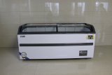 Wholesale High Quality Supermarket Commercial Practical showcase Refrigerator Lsland Chiller Freezer Horizontal Display Fridge