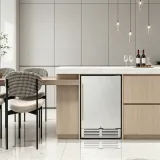 L- Wholesale Narrow Vertical Wine Refrigerator UV Protection LED Built-in Wine Storage Cooler Supplier