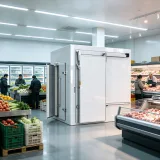 Commercial Walk-in Cooler Rear Access Back Stock Cold Room for Supermarket Fresh Produce Beverage