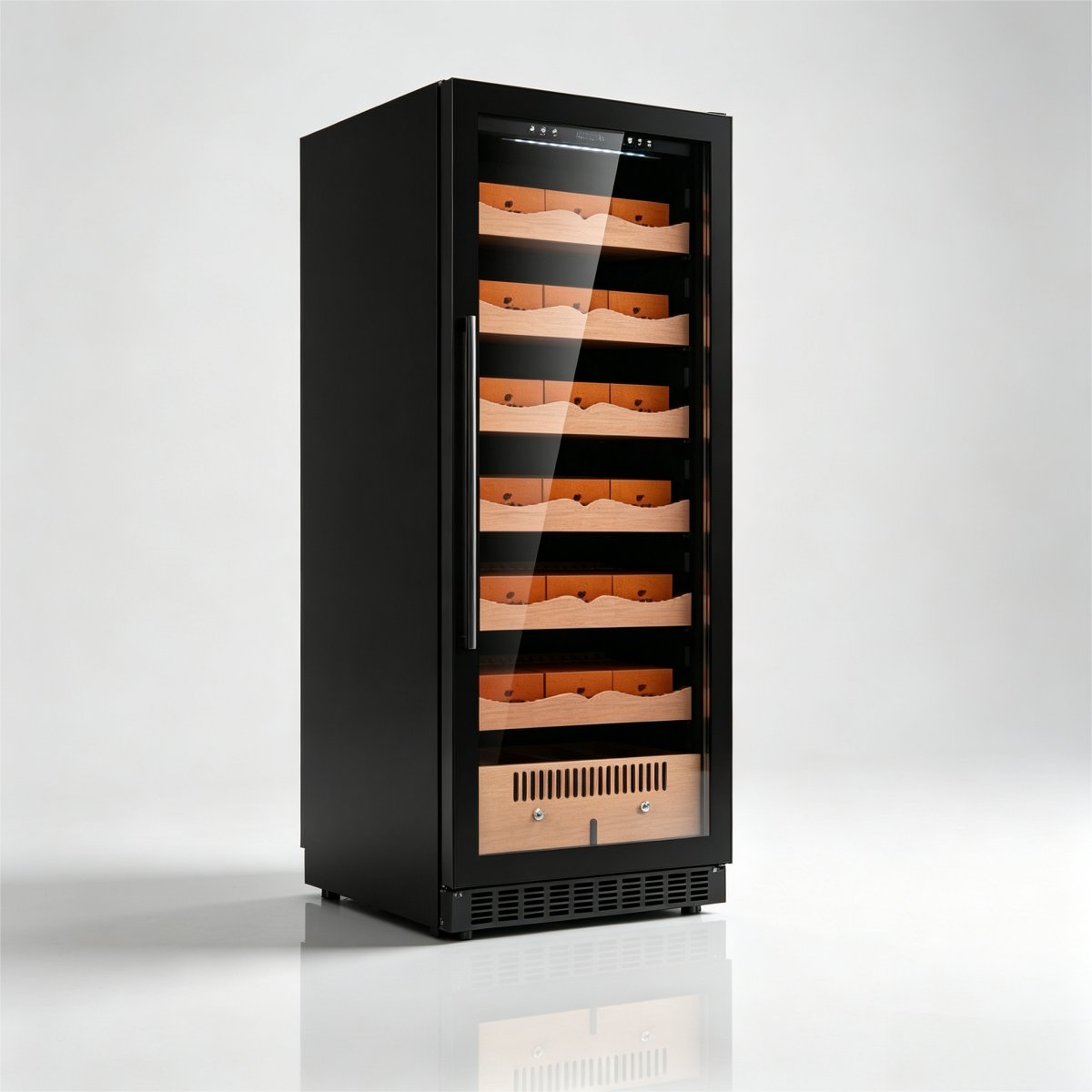 C-Built-in Freestanding Dual Use Compressor Cigar Cabinet 375L For Cigar Aging Collection