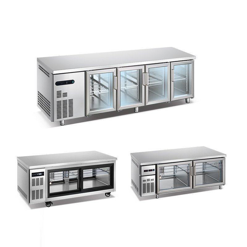 Commercial Refrigeration Equipment Under Counter Refrigerator Restaurant Work Table Freezer Workbench Fridge Custom Available