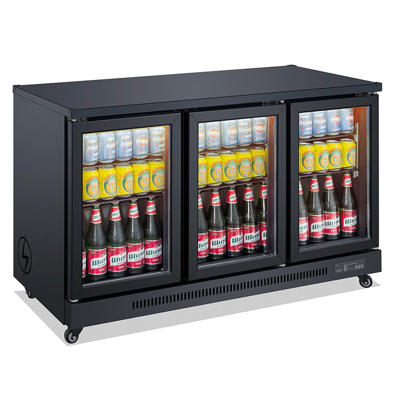 Under Counter Beverage and Wine Beer Cooler Fridge Glass Door Cabinet Fridge