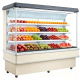 L- Supermarket Fruit Vegetable Air Curtain Display Cooler with LED Light