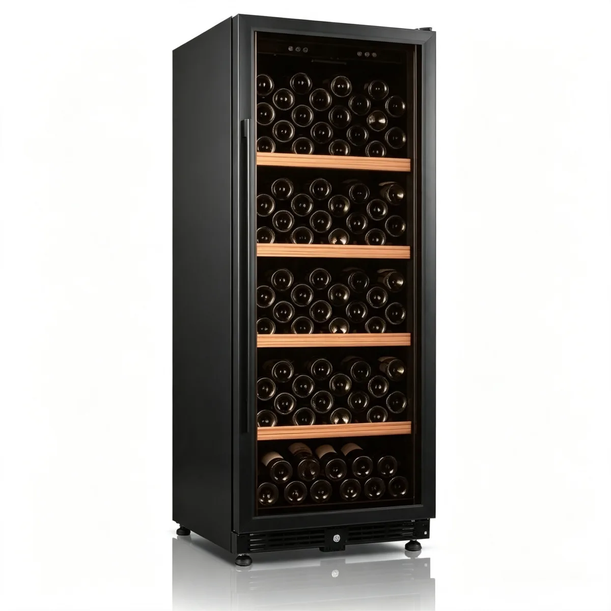 C-275L Vertical Wine Refrigerator Adjustable Temperature 5-20℃ Wine Storage Cooler