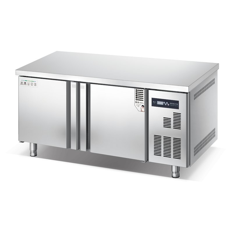 Glass Door Under Counter Chiller Refrigerator Worktable Freezer Workbench Refrigerator
