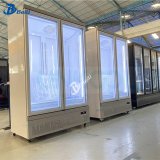 Beer Display Fridge Double Door pepsi Cocacola Display Fridge