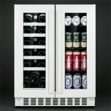 G-Dual Temp Fan Cooling Wine Drink Combo Fridge JC-115DR