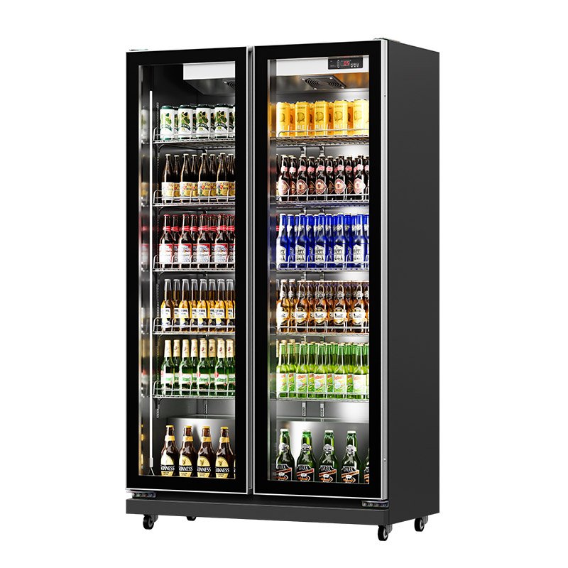 Modern Fashion Hotel bar Supermarket Vertical Glass Visi Cooler China Wine and Beverage Refrigerators