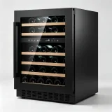 C-Large Capacity Embedded Wine Fridge 145L 5℃ to 20℃ Wine Storage Cabinet