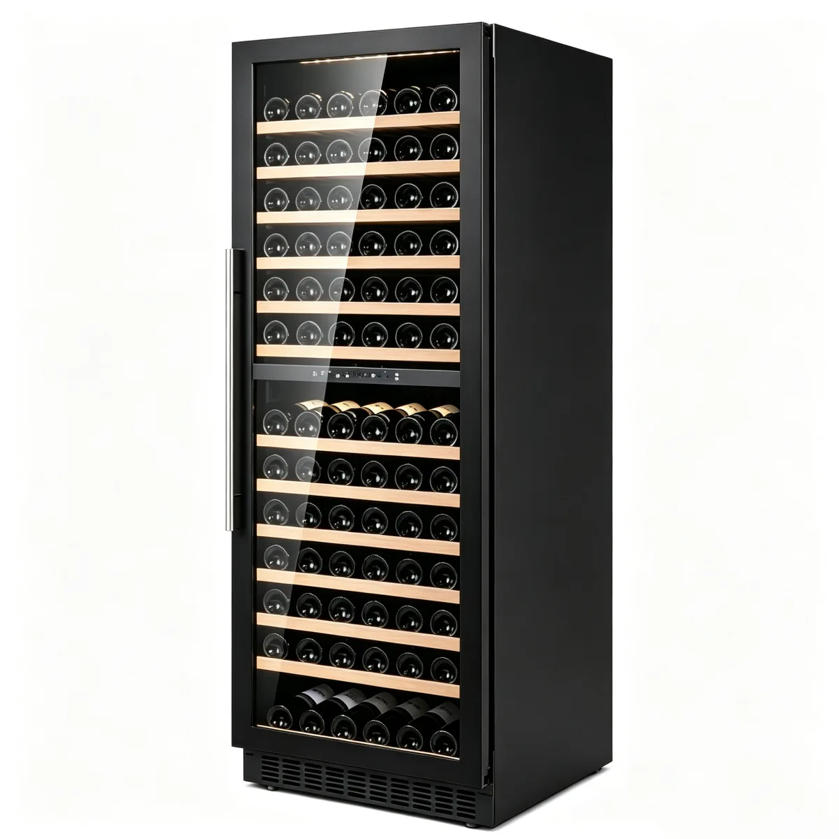 G-Reversible Door Wine Cooler Soft Interior LED Bottom Front Ventilation
