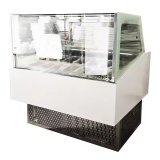 Refrigerated Soft Serve Ice Cream Display Freezer Commercial Showcase for Food Service & Snack Bar