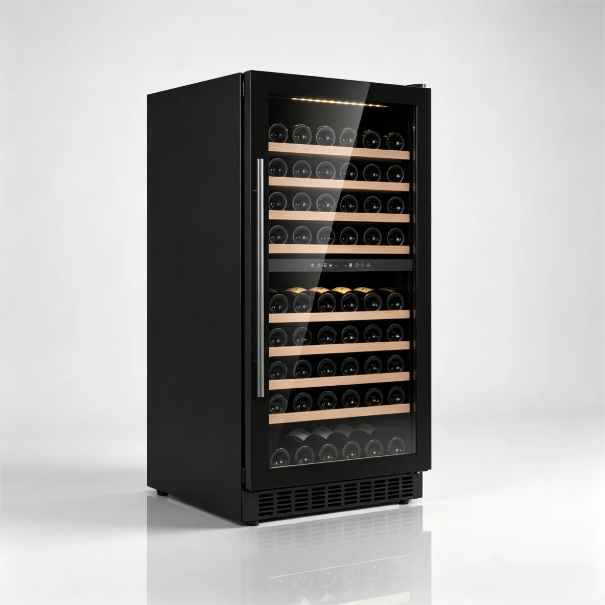 C-Large Capacity Dual Use Embedded Wine Fridge 265L Wine Cabinet
