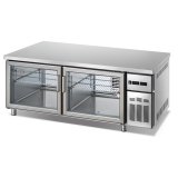 2025 New Style 3 4 Door Commercial Refrigerator Under Working Table Refrigerator Under Counter Chiller Work Refrigerator