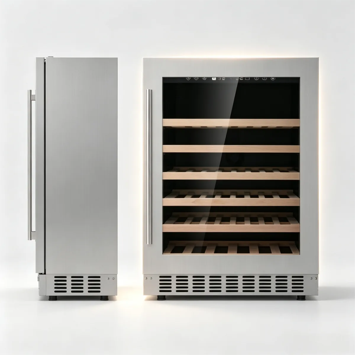 C-Dual Use Freestanding Embedded Wine Fridge 215L Wine Storage Cabinet
