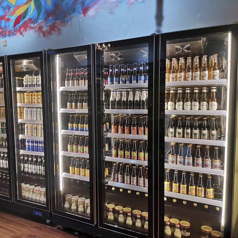 Automatic Storage showcase Shop Fridge Open Display Flawless Finishing Touch Fridge