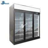Beer Display Fridge Double Door pepsi Cocacola Display Fridge