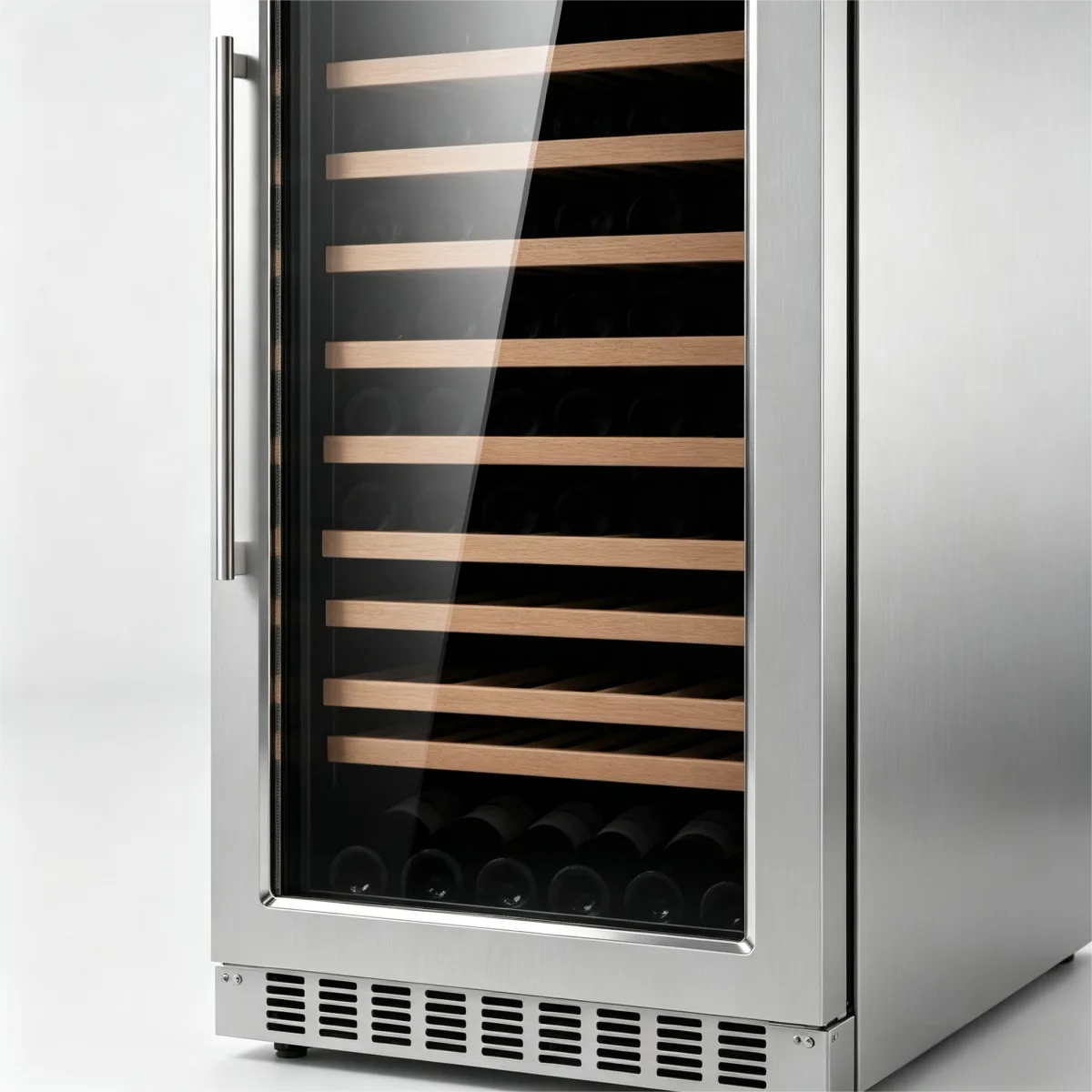 C-Tall Embedded Vertical Wine Cooler 318L Single Zone 5-12℃ Storage