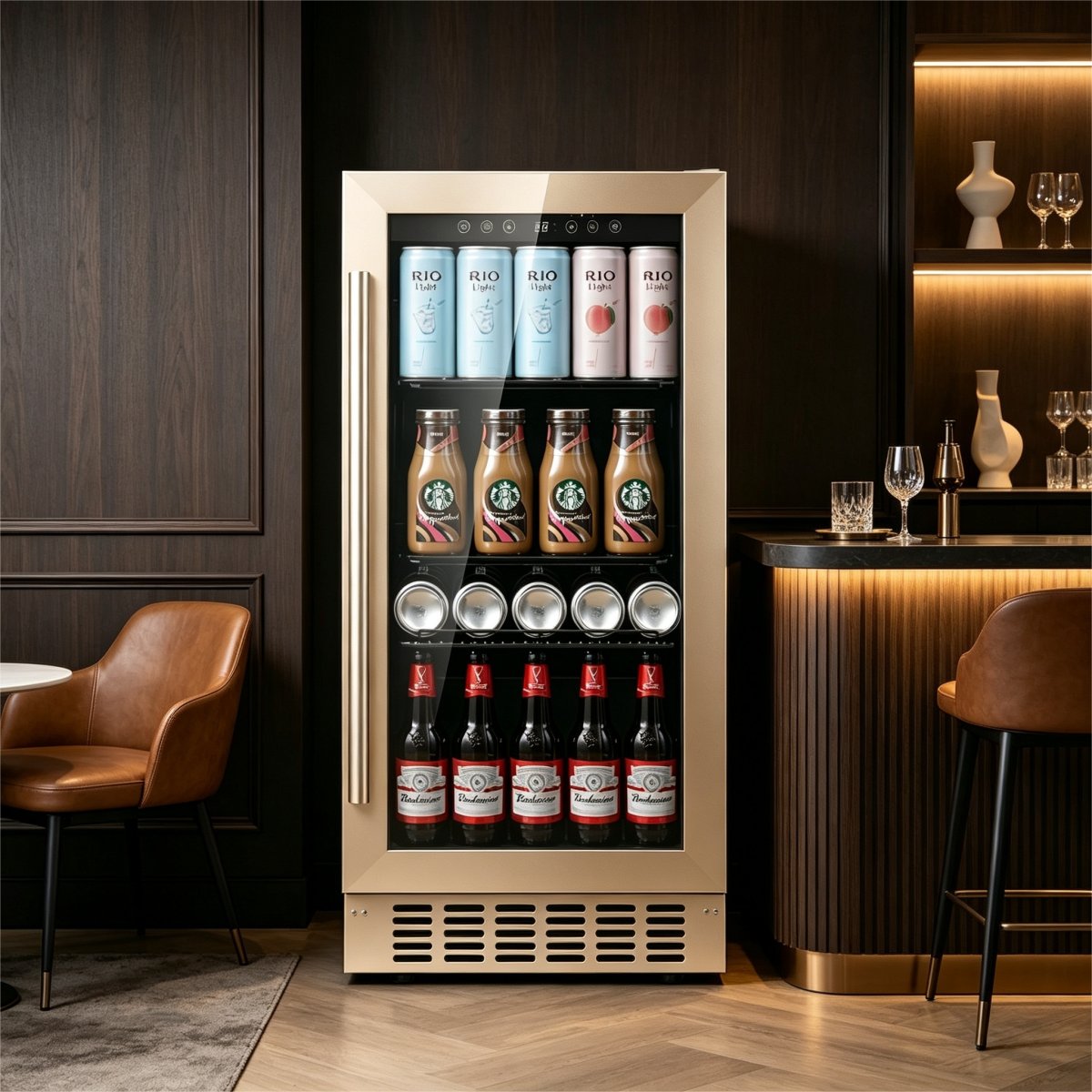 G-83 Cans Fan Cooling Mini Beer Soda Fridge JC-85C