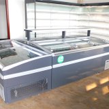 Wholesale Commercial Frozen Food Cabinet Open Top Combined Deep Island Cabinet Freezer Horizontal Display Fridge