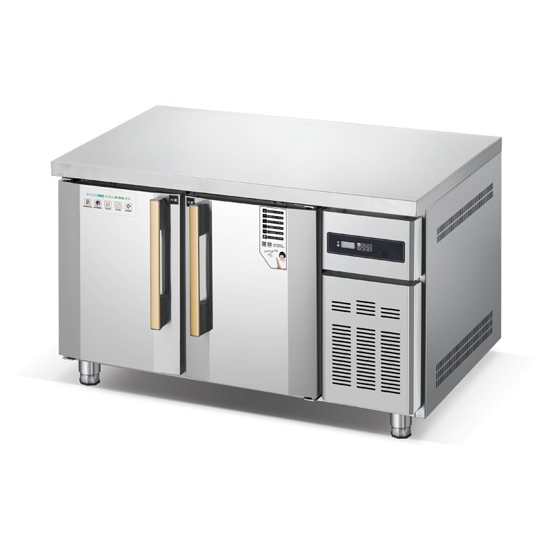 Promotional Bar Counter Workbench Refrigerator Under Counter Work Table Fridge